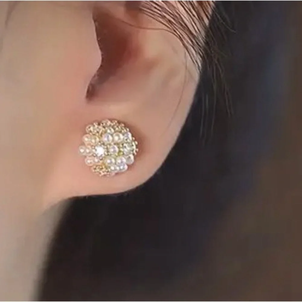 Pearl Bud Stud Earrings (7121) - Picture 3 of 5